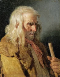 Portret van een Bretonse boer, 1834